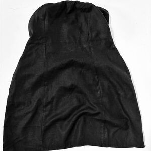 Black Strapless Tunic/Dress